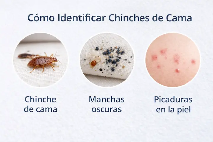 señales de chinches de cama